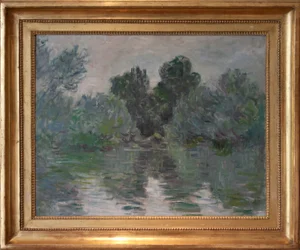 Ein Arm der Seine bei Vétheuil